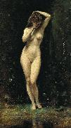Jean-Baptiste-Camille Corot Diana Bathing oil painting artist